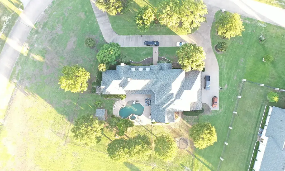 New shingle roof installation on a home in White Oak